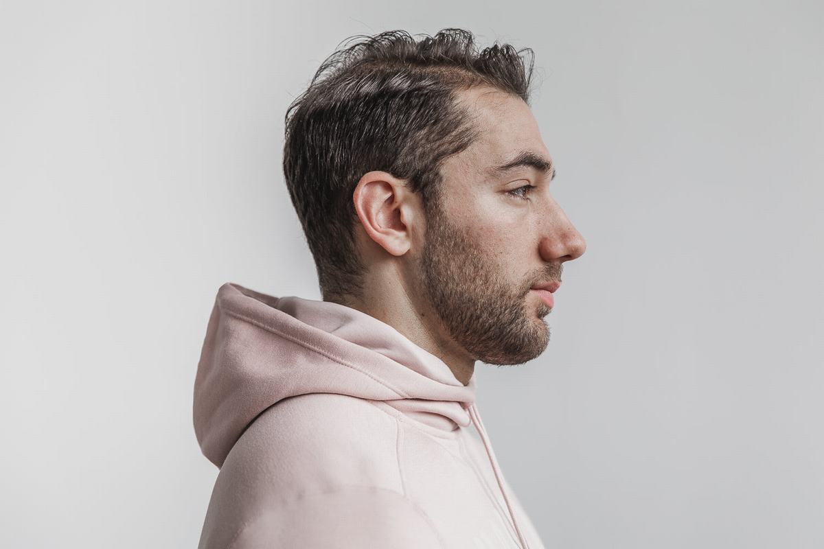 Nobull Men's Hoodie Light Grey | Australia (GT2856)